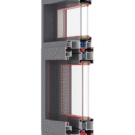 NH MIRA 113 BROKEN BRIDGE WINDOW SCREEN WITH EXTERNAL WINDOW OPENING