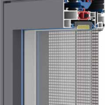88 BROKEN BRIDGE WINDOW SCREEN INTEGRATED DOUBLE INTERIOR WINDOW